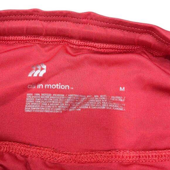 All in Motion Salmon Red Athletic Shorts M - Picture 3 of 3